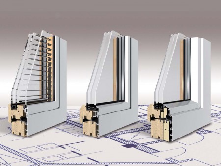 Campione legno-alluminio